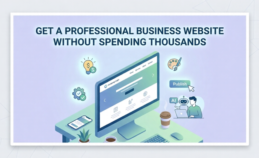 How to Get a Professional Business Website Without Spending Thousands
