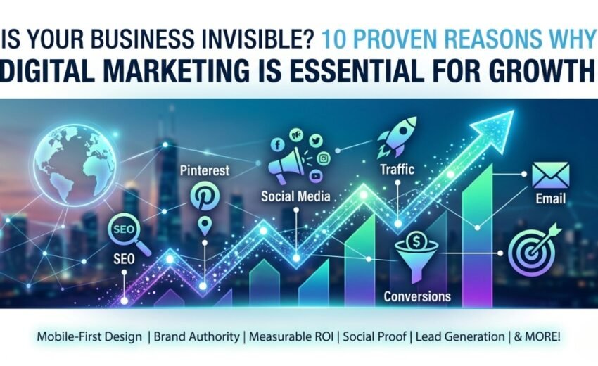 Is Your Business Invisible? 10 Proven Reasons Why Digital Marketing is Essential for Growth!