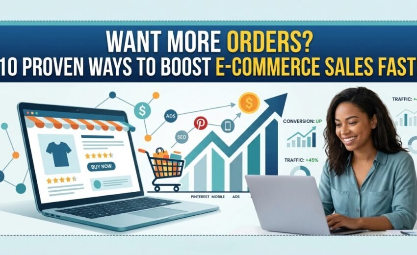 Want More Orders? 10 Proven Ways to Boost E-commerce Sales Fast!