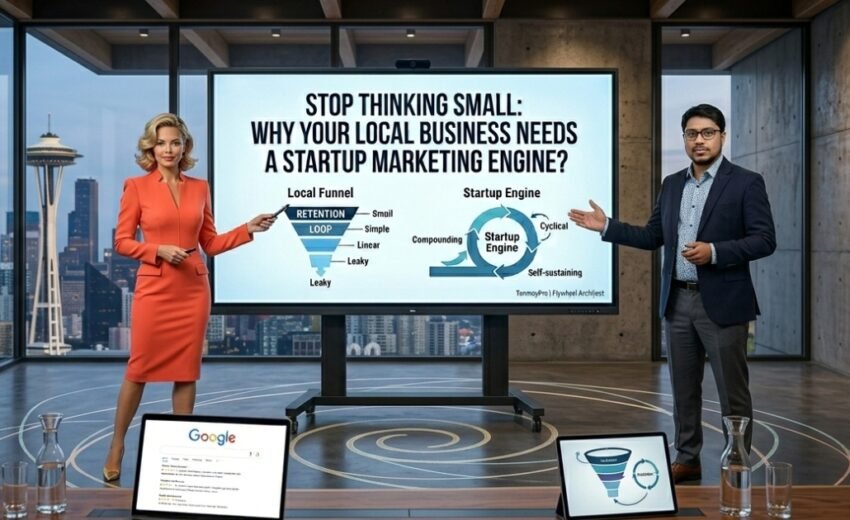 Stop Thinking Small: Why Your Local Business Needs a Startup Marketing Engine?