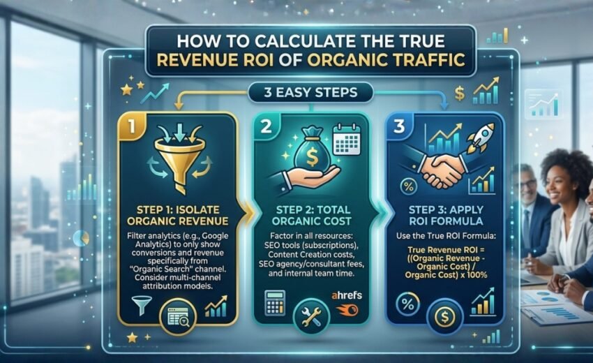 How to Calculate the True Revenue ROI of Organic Traffic in 3 Easy Steps?